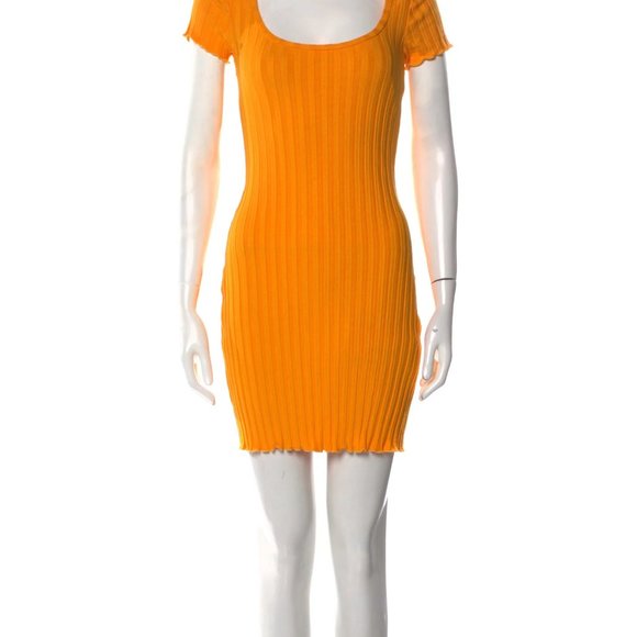 Simon Miller Scoop Neck Mini Ribbed Dress - Picture 6 of 6
